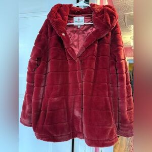 Urban Republic Red Teddy Jacket
